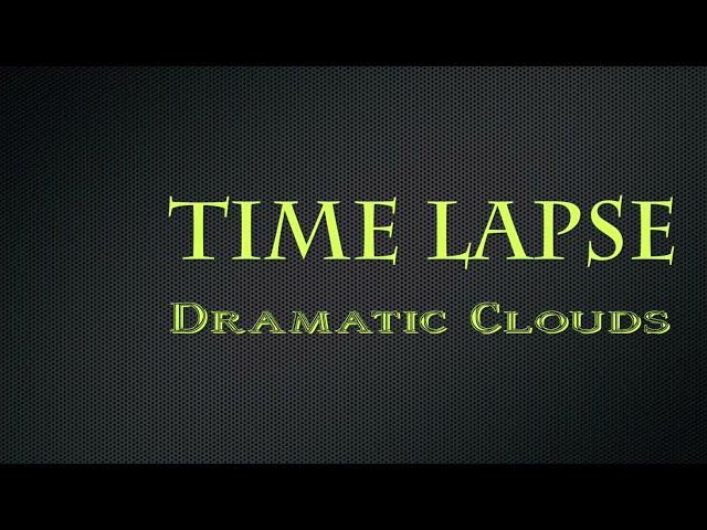 Relax by watch clouds time lapse