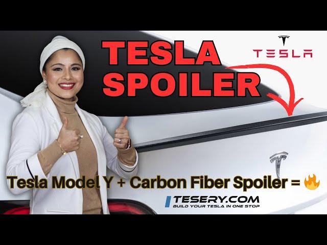 Tesery Tesla Model Y Carbon Fiber Spoiler: Why You Need It and How to Install It