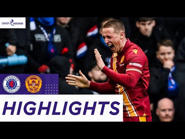 Rangers 1-2 Motherwell | The Well Silence Ibrox In Shock Win! | cinch Premiership