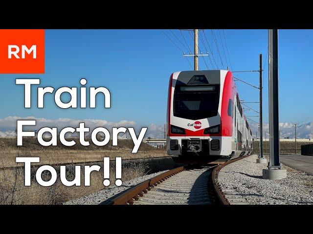 Modern European Trains Built Right in North America! | Stadler Factory Tour