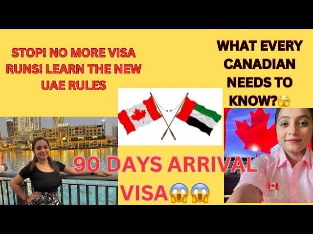 UAE NEW VISA ON ARRIVAL POLICY FOR CANADIANS | Checking Visa validity| Tourist visa| VISA RUN