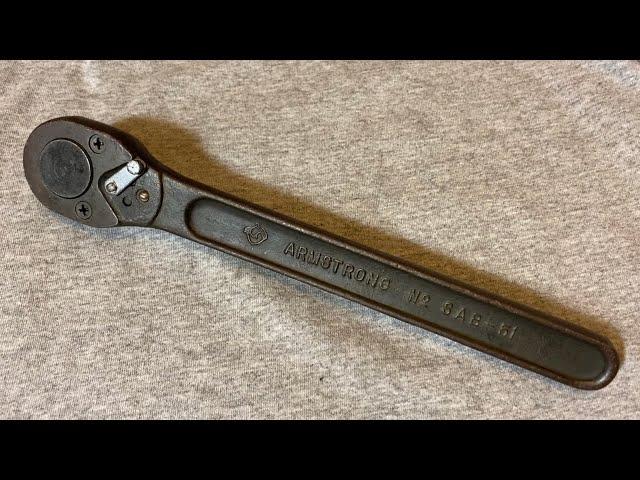 Armstrong SAB-51 Ratchet TEARDOWN Vintage Possibly Military Issue 1/2” Drive