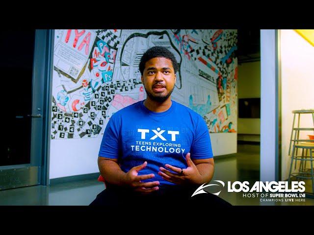 URBAN TXT: Teens Exploring Technology - Champions Live Here | Los Angeles Super Bowl Host Committee