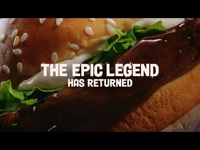 The epic taste of McD Samurai Burger