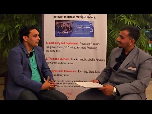 #POLYMERBAZAAR: An Exclusive interviews of Mr.Gopal (VIP Delegate) at Taipei Plas 2024, Taiwan.