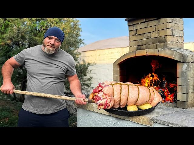 Juicy Lamb Meat Rolled and Cooked to Tender Perfection