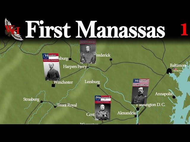 American Civil War: Battle of First Manassas - "A House Divided" - Part 1