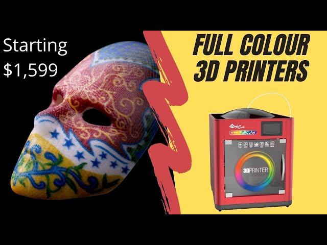 Top 5 Full Colour 3D printers Starting $1,599 in 2021 | Most affordable base models