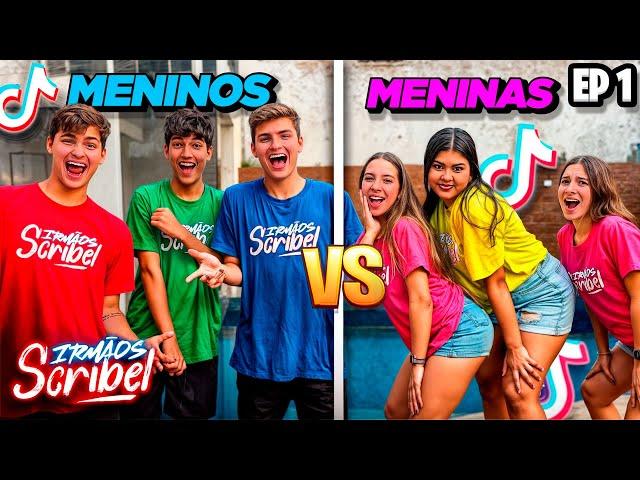 QUEM FAZ O MELHOR TIKTOK ? MENINOS VS MENINAS •Irmãos Scribel•