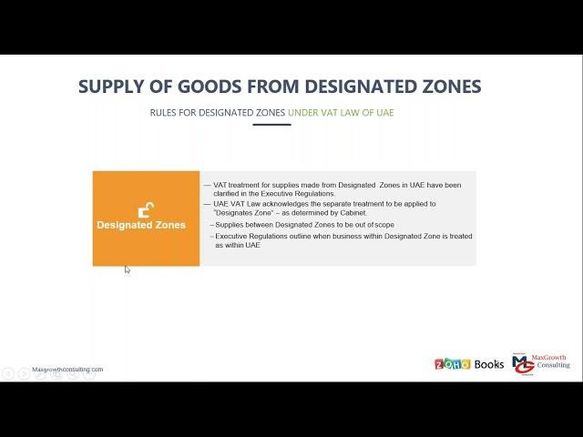 Impact of VAT on Designated Zones in the UAE