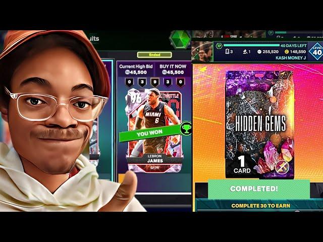 HIDDEN GEMS PACK OPENING!! BEST SNIPE OF NBA2K25 MYTEAM