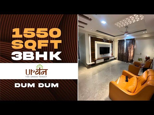 1550 sq ft 3 BHK flat with one car parking at Merlin Urvan in Nager Bazar, Dum Dum | Watta Place