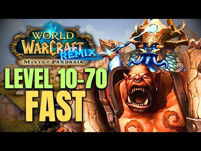 WoW Remix Leveling is INSANE... How to Level Fast