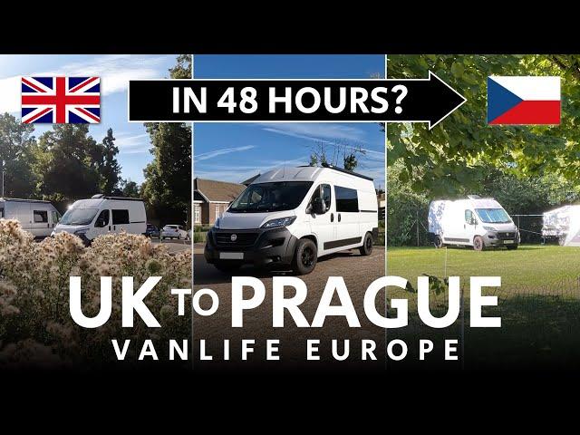 Visiting PRAGUE by CAMPERVAN | UK to PRAGUE in 48 HOURS??