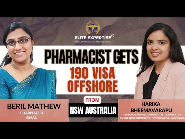 190 Visa Pharmacist Success Story | How Beril Secured 85 Points for Australian Residency