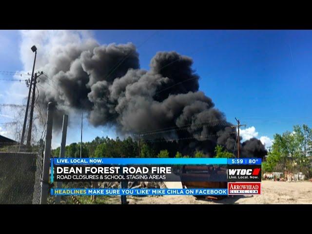 WTOC-TV 6 p.m. A-block for April 14th, 2017 (Garden City Fire)