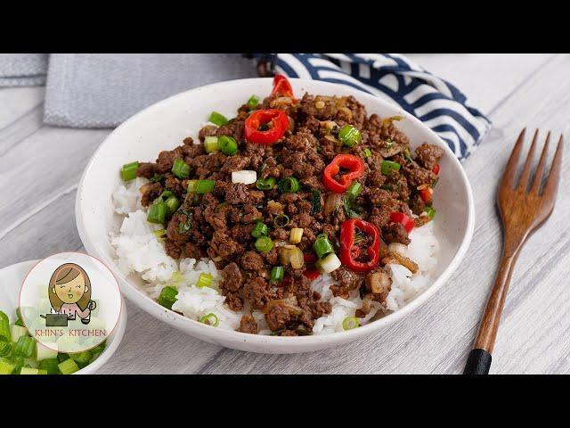 How to make easy Mongolian ground beef