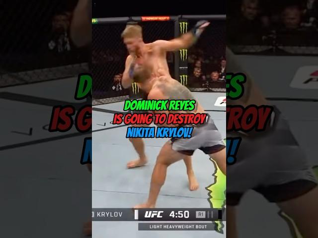 DOMINICK REYES IS GOING TO HAVE NO PROBLEM DESTROYING NIKITA KRYLOV!#trending #youtubeshorts #fyp