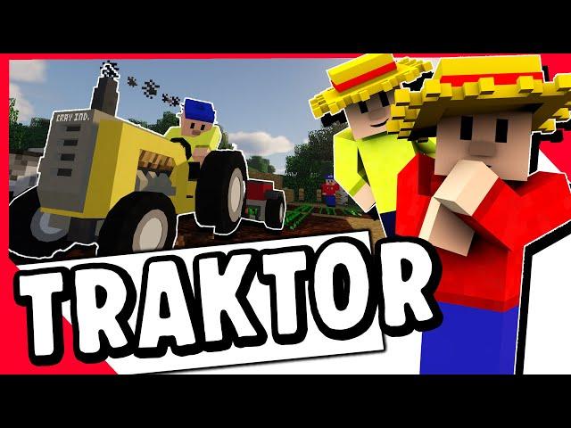 PAT A MAT PARODIE v MINECRAFTU | TRAKTOR 