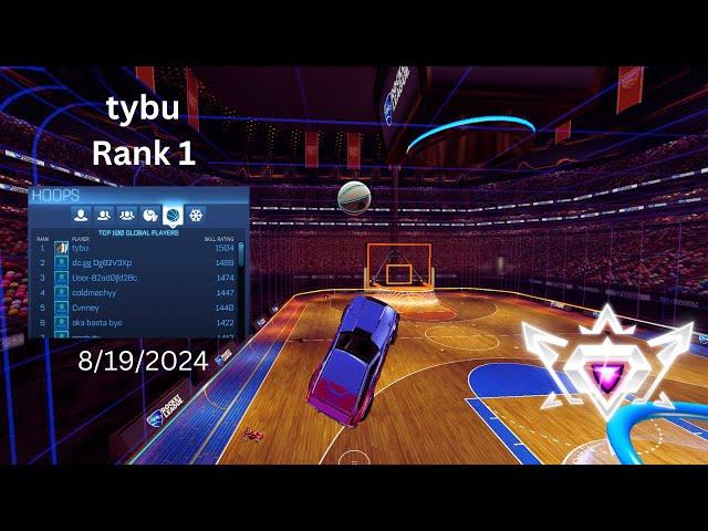 tybu Rank 1 Hoops Replay 8/19/2024 | Rocket League