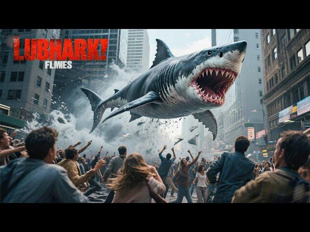 【2025灾难电影】巨鲨竟飞向了城市中心，市民惨遭袭击！【陆行鲨 Land Shark】|驚悚 災難 |【電影派對】