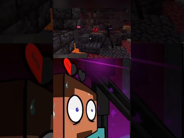 Endermen Encounters Animation meme In Real Minecraft #minecraft #endermen #nether @ChinosAnimated