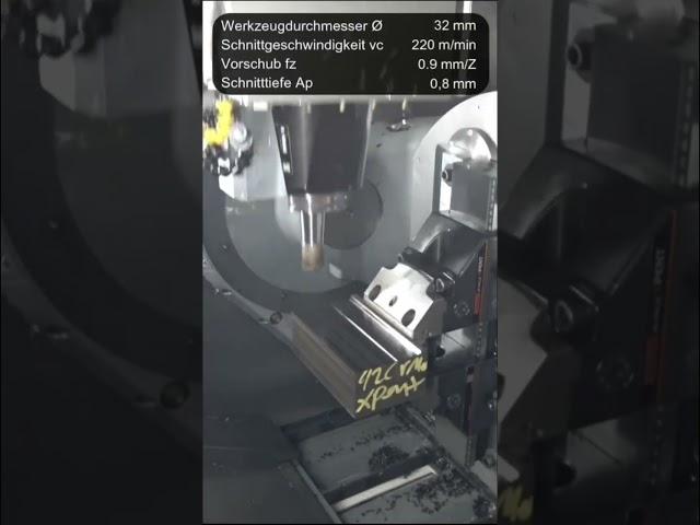 HighFeed Hochvorschubfräsen #cnc #duplexcnc #machining #machinist