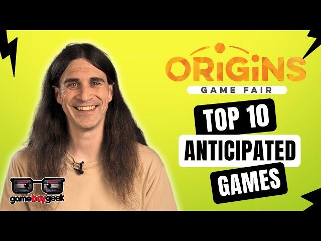 Top 10 Anticipated Board Games At the Origins Game Fair 2025 with Ryan Guerra