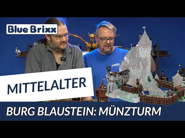 Endlich da: Burg Blaustein von BlueBrixx - Die 5. Erweiterung "Münzturm"!