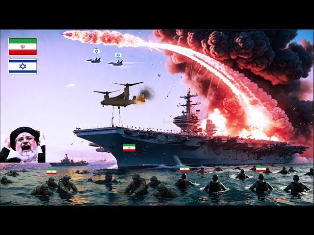 Iranian Warship and Aircraft Was Sunk by Israel Navy! Iran suffer a big loss