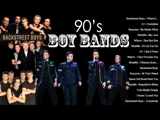 90's BOYBANDS - Backstreet Boys, Boyzone, Westlife, NSync, Westlife, BSB, A1, Blue