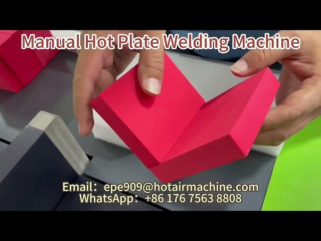 EVA Foam Manual Hot Plate Welding Machine | PE EPE IXPE XLPE Hot Plate Bonding Machine