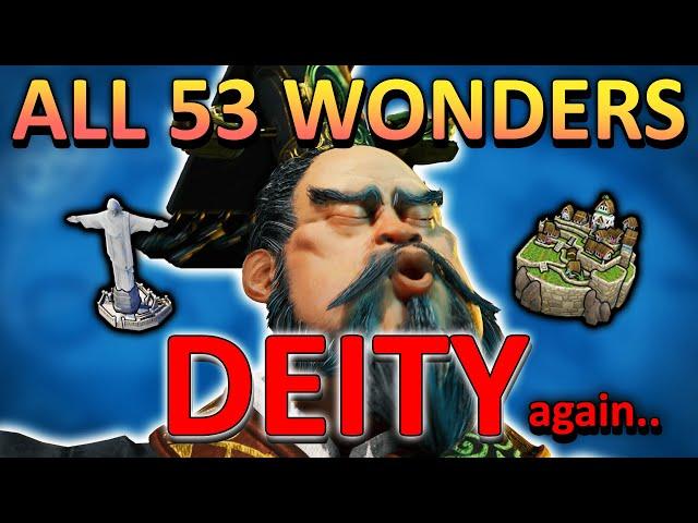 I, again, built EVERY Wonder in Civ 6 on the HARDEST difficulty in one single game.