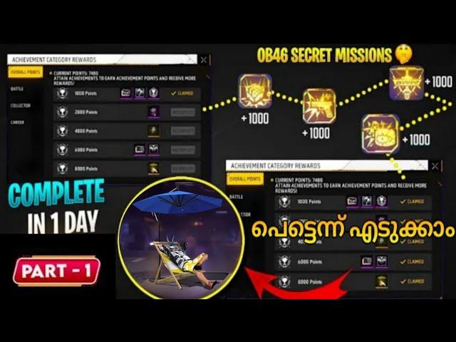 How To Complete Achievement Secret Missions Malayalam | Easy Missions Only 5 Min | Gwmbro