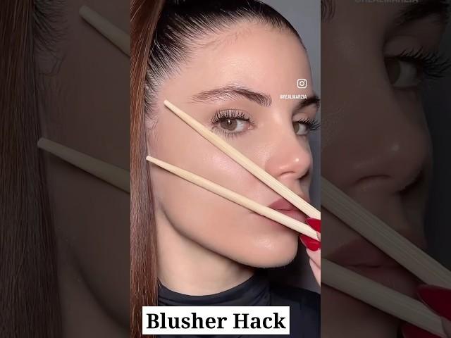 The Blusher Hack You Didn't Know You Needed #beauty #makeup #hack #blusher
