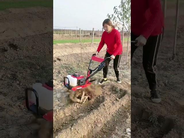 Part 51Multifunctional Rotary Tiller Ditching Cultivator Cultivator Gasoline weeder.
