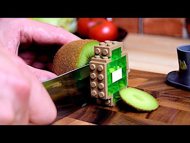 Lego Breakfast - Lego In Real Life 5 / Stop Motion Cooking & ASMR