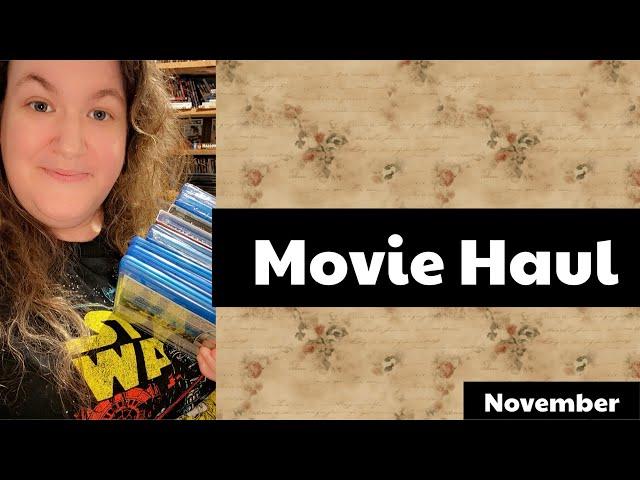 Movie Haul Of The Week (November)