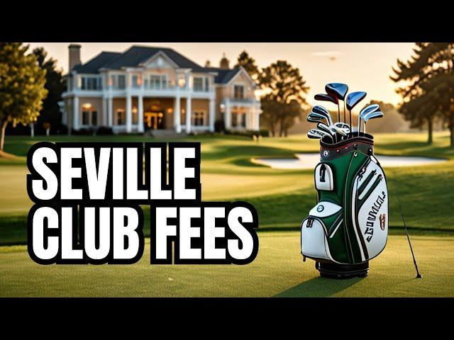 Seville Golf and Country Club Membership Cost