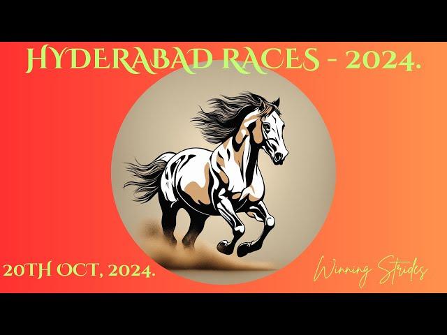 HYDERABAD RACE TIPS | 20/10/2024 | HYDERABAD RACE SELECTIONS | HYDERABAD RACES 2024 | .