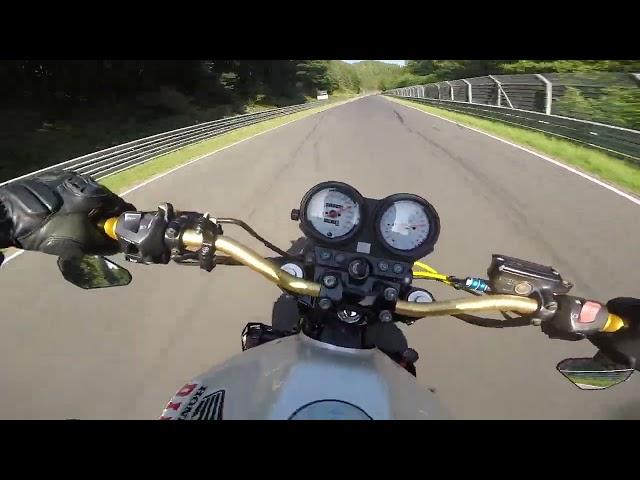 Honda hornet 600 pc34 nürburgring (Near crash at Breitscheid) BTG 8:44