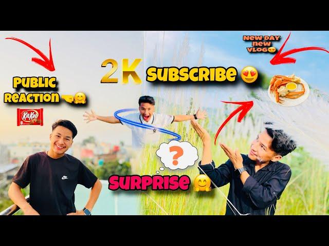 2k subscribe ||SPECIAL WITH PUBLIC REACTION ||Thank you everyone ️support gardinu hola