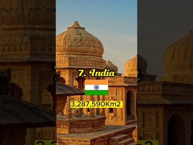  Top 10 Largest Countries in the World (By Area) #country  #geography  #data