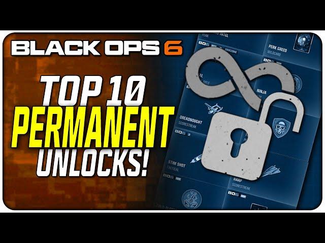 Top 10 Items to Permanently Unlock on Prestige in Black Ops 6!