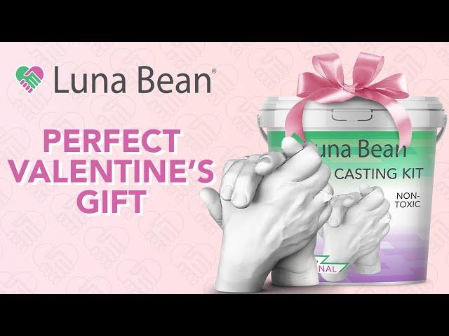 The Perfect Valentines Day Gift | Hand Casting Couples Kit by Luna Bean