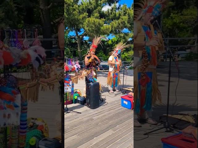 Flute music on Coney Island, Brooklyn,  NY #travel #newyork #music #flute #boardwalk #flutemusic