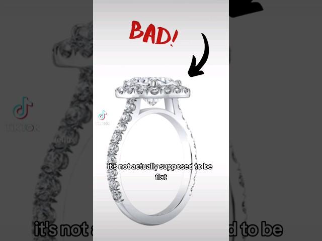 Poorly made halo rings and engagement rings, how to spot them! follow for part 2 and 3 :) #jewelry