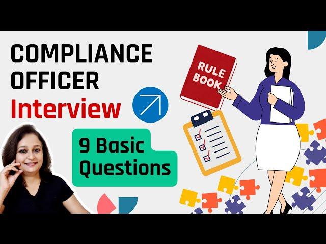 9 Compliance Officer Interview Questions- Basic & Important |Compliance Analyst | Compliance Auditor