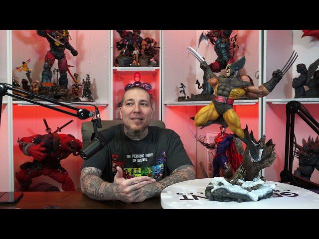 WOLVERINE (Brown Suit) Premium Format Statue Unboxing & Review | SIDESHOW COLLECTIBLES