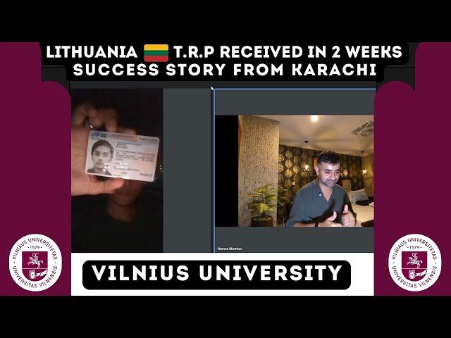 VISA T.R.P SUCCESS STORY | HUZAIFA |